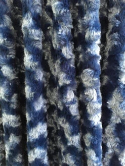 Navy Rosebud Minky Fabric by the Yard