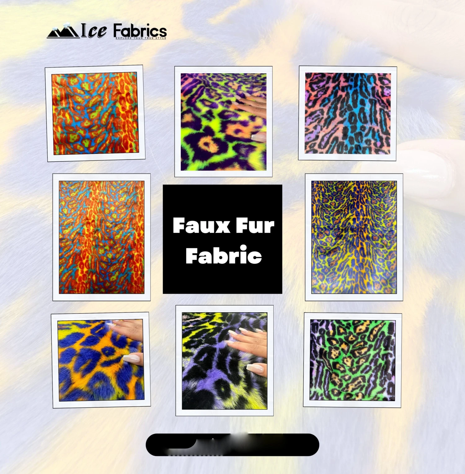 Green Leopard Short Pile Faux Fur Fabric By The Yard 10 Green Leopard Short Pile Faux Fur Fabric By The Yard - Image 8