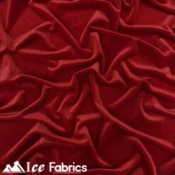 Red Shiny Glitter Stretch Velvet Fabric | Spandex Fabric -Luxtex Store 30 b6cebe26 9b57 463e 8a15 42c2b2d509d4