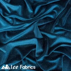 Teal Green Shiny Glitter Stretch Velvet Spandex Upholstery Fabric -Luxtex Store 35 b0166653 a65c 43b9 95cd 17163cd20659