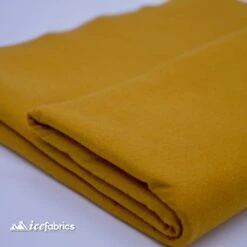 72" Wide 1.6 Mm Thick Acrylic Gold Felt Fabric By The Yard