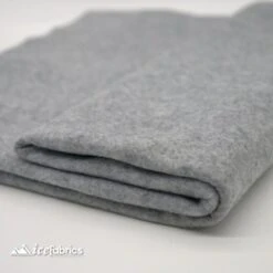 72" Wide 1.6 Mm Thick Acrylic Gray Felt Fabric By The Yard