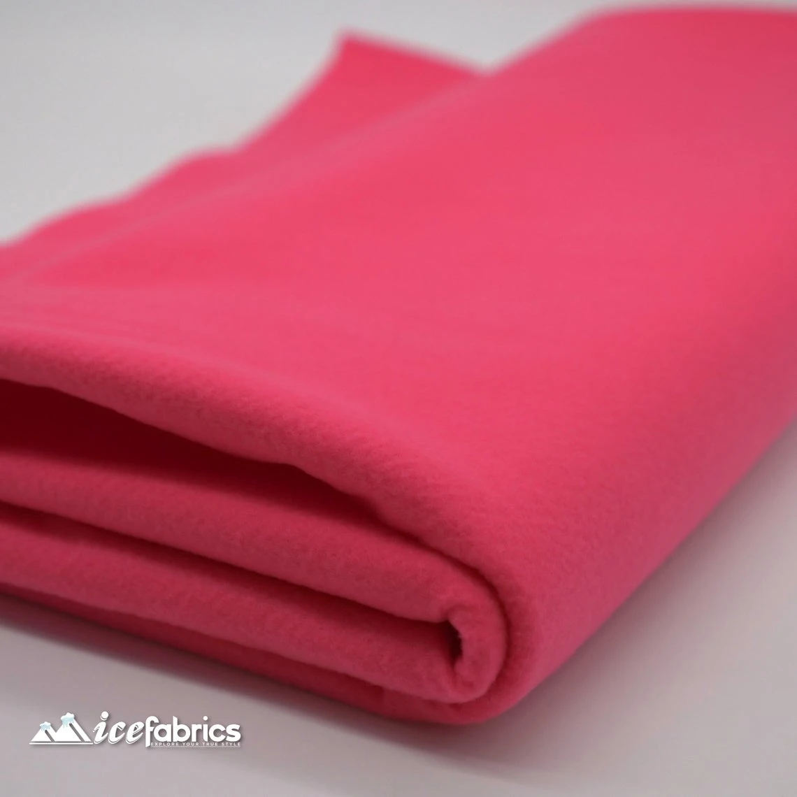 72" Wide 1.6 Mm Thick Acrylic Hot Pink Felt Fabric By The Yard 4 72" Wide 1.6 Mm Thick Acrylic Hot Pink Felt Fabric By The Yard - Image 2