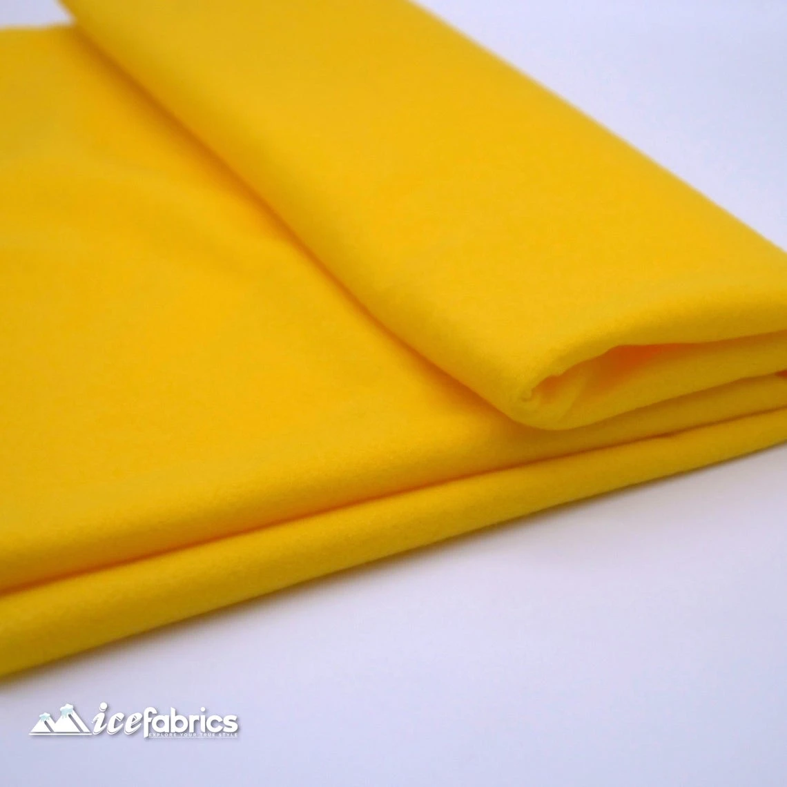 72" Wide 1.6 Mm Thick Acrylic Mango Yellow Felt Fabric By The Yard 3 72" Wide 1.6 Mm Thick Acrylic Mango Yellow Felt Fabric By The Yard