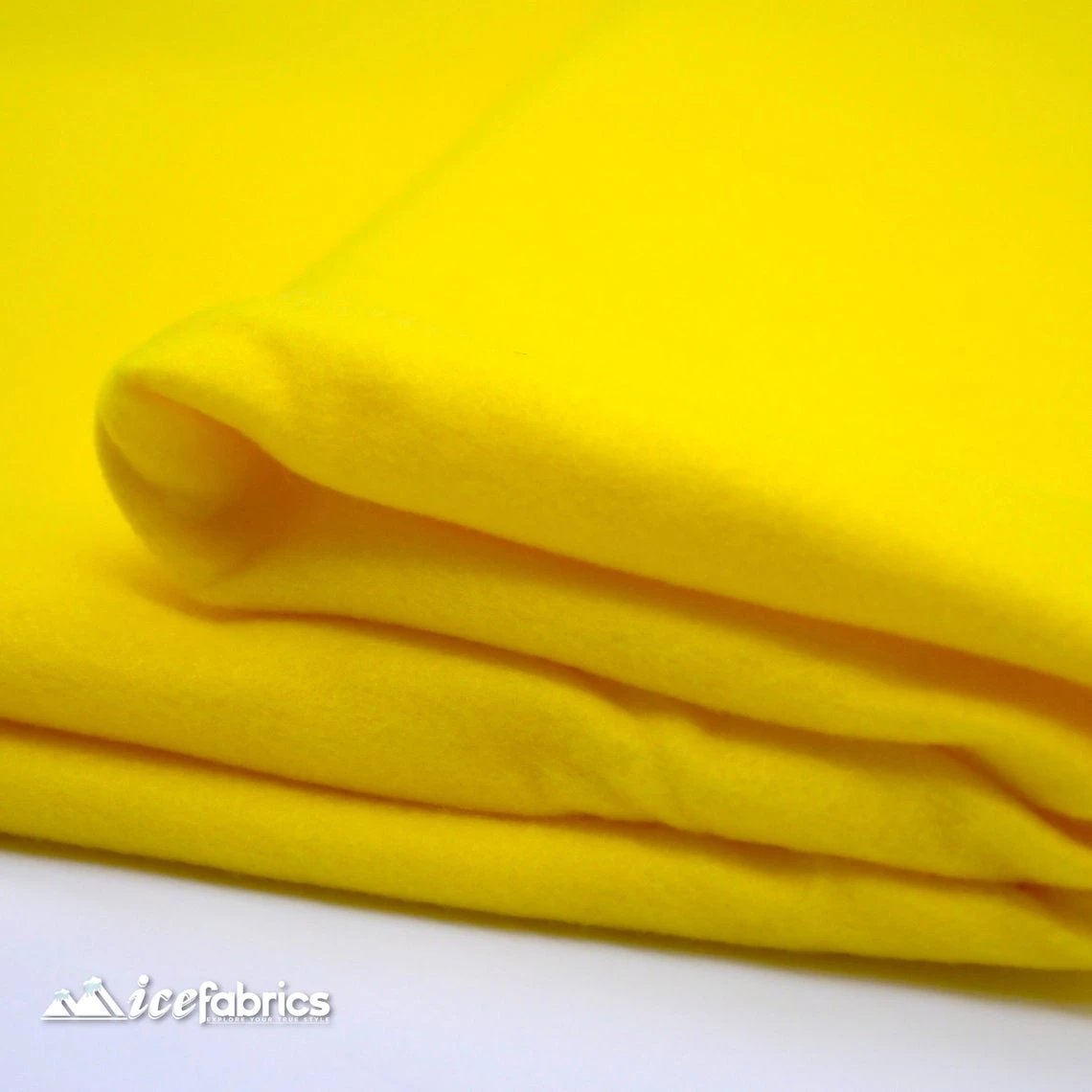72" Wide 1.6 Mm Thick Acrylic Neon Yellow Felt Fabric By The Yard 6 72" Wide 1.6 Mm Thick Acrylic Neon Yellow Felt Fabric By The Yard - Image 4