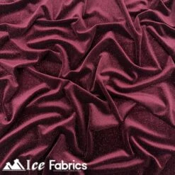 Burgundy Shiny Glitter Stretch Velvet Spandex Upholstery Fabric -Luxtex Store 7 85aaa357 bd2e 444b b761 b7afac7b97ef