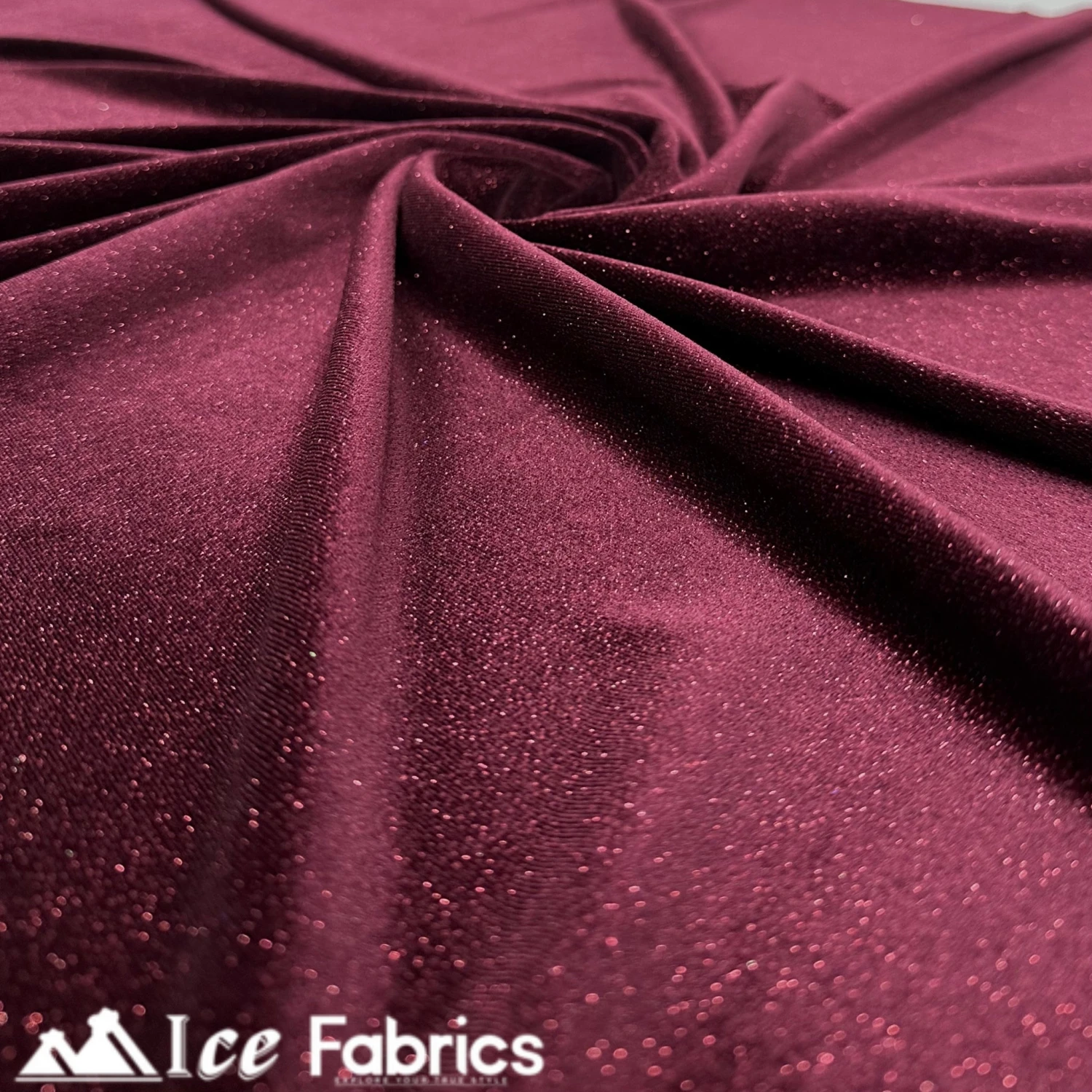 Shiny Glitter Stretch Velvet Spandex Upholstery Fabric 11 Shiny Glitter Stretch Velvet Spandex Upholstery Fabric - Image 9