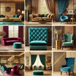 Soft And Smooth Stretch Velvet Upholstery Fabric -Luxtex Store All Use Cases