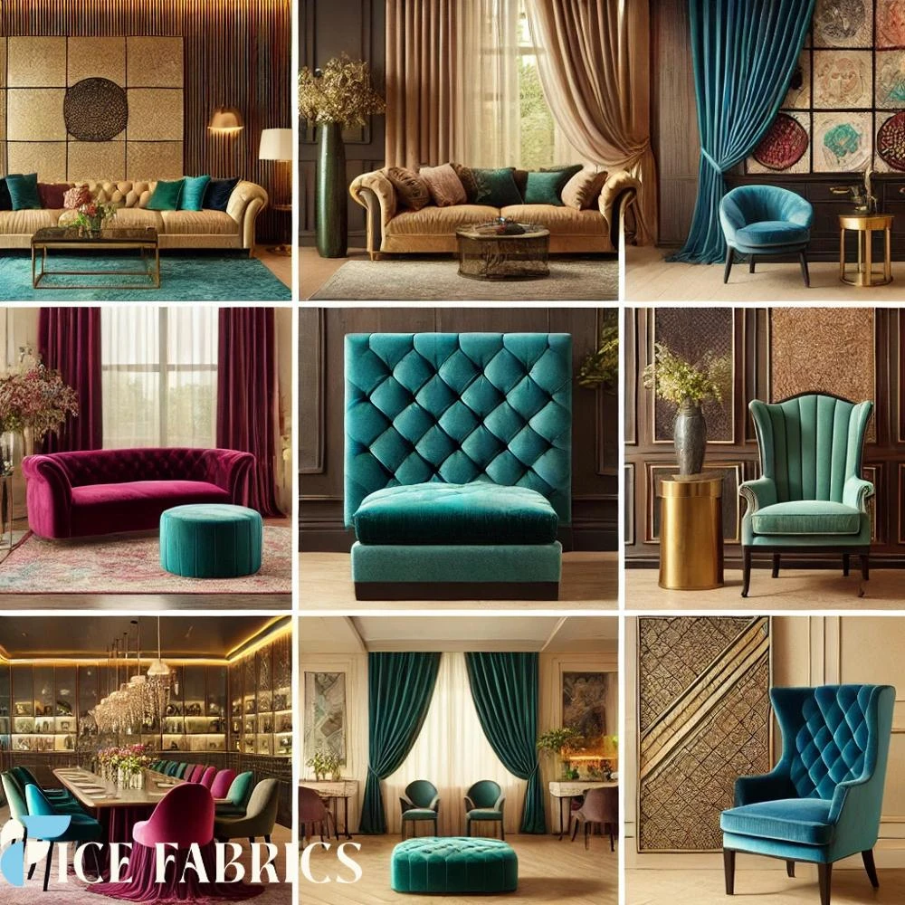 Canary Yellow Soft And Smooth Stretch Velvet Upholstery Fabric 4 Canary Yellow Soft And Smooth Stretch Velvet Upholstery Fabric - Image 2