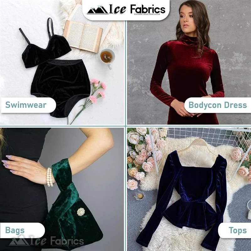 Ice Fabrics Stretch Velvet Fabric Soft And Smooth 7 Ice Fabrics Stretch Velvet Fabric Soft And Smooth - Image 5