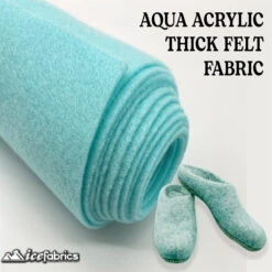 Ice Fabrics Acrylics Felt Fabric By The Roll ( 20 Yards) Wholesale -Luxtex Store AquaAcrylicThickFeltFabric 7 5eb59570 2aba 4cae aa67 2128b8d938c7