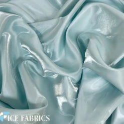 Reflective Liquid Crystal Silky Satin Fabric -Luxtex Store AquaReflectiveLiquidThickSilkySatinCrystal2 1