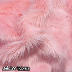 Baby Pink Shaggy Mohair Faux Fur Fabric Wholesale (20 Yards Bolt) 7 Baby Pink Shaggy Mohair Faux Fur Fabric Wholesale (20 Yards Bolt) -Luxtex Store Baby PinkShaggyMohairFauxFurFabricWholesale 3