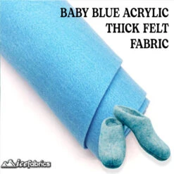 Ice Fabrics Acrylics Felt Fabric By The Roll ( 20 Yards) Wholesale -Luxtex Store BabyBlueAcrylicThickFeltFabric 7 c20fb56f ca6b 464f 9872 3197dd1f32c1