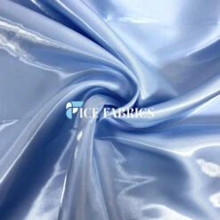 Reflective Liquid Crystal Silky Satin Fabric -Luxtex Store BabyBlueReflectiveLiquidThickSilkySatinCrystal1 1