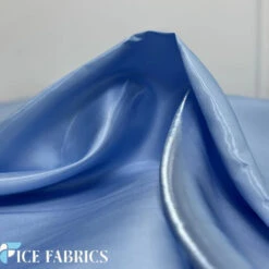 Reflective Liquid Crystal Silky Satin Fabric -Luxtex Store BabyBlueReflectiveLiquidThickSilkySatinCrystal2 1