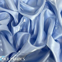 Reflective Liquid Crystal Silky Satin Fabric -Luxtex Store BabyBlueReflectiveLiquidThickSilkySatinCrystal3 1