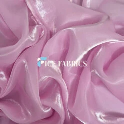Crystal Reflective Liquid Chiffon Fabric -Luxtex Store BabyPinkCrystalReflectiveLiquidChiffonFabric1 1