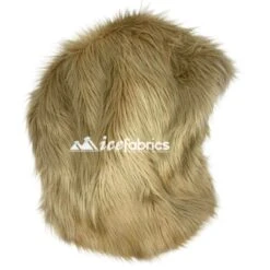 Shaggy Mohair Long Pile Faux Fur Upholstery Fabric -Luxtex Store BeigeFauxFurFabric 3 3