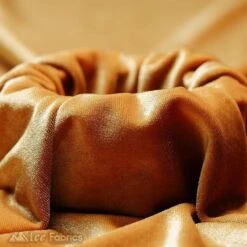 Beige Stretch Velvet Fabric Soft And Smooth -Luxtex Store Beige Ice Fabrics Stretch Velvet Fabric Soft and Smooth 3