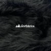 Black Shaggy Mohair Long Pile Faux Fur Upholstery Fabric -Luxtex Store Black.2jpg 1