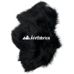 Shaggy Mohair Long Pile Faux Fur Fabric By The Yard -Luxtex Store Black4 b619339c 9f18 4916 a64f 1f90d8bce967