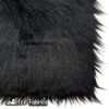 Black IceFabrics Square Shaggy Long Pile Faux Fur Fabric -Luxtex Store BlackIceFabricsSquareShaggyLongPileFauxFurFabric 2