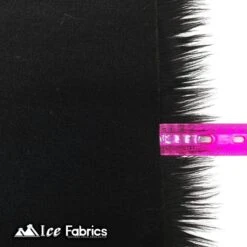 Black IceFabrics Square Shaggy Long Pile Faux Fur Fabric -Luxtex Store BlackIceFabricsSquareShaggyLongPileFauxFurFabric 4