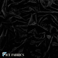 Stretch Crushed Velvet Fabric -Luxtex Store BlackStretchCrushedVelvetFabric2 8c3aad5a d802 4665 a69c cbc2e6cd7885