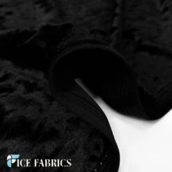 Stretch Crushed Velvet Upholstery Fabric -Luxtex Store BlackStretchCrushedVelvetFabric3 a40cb65b 01ae 4a7c 81b8 1fbffa437b60 1