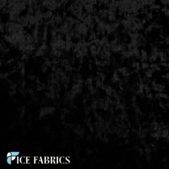 Black Stretch Crushed Velvet Fabric -Luxtex Store BlackStretchCrushedVelvetFabric4