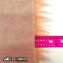 Blush IceFabrics Square Shaggy Long Pile Faux Fur Fabric -Luxtex Store BlushIceFabricsSquareShaggyLongPileFauxFurFabric 4