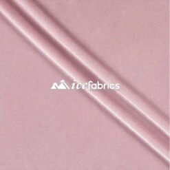 Blush Pink Poly Spandex 4 Way Stretch Velvet Fabric/ Super Soft