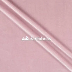 Blush Poly Spandex 4 Way Stretch Velvet Fabric/ Super Soft