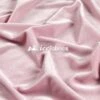Blush Pink Stretch Velvet Fabric _ Spandex Fabric -Luxtex Store Blush Pink Hight Quality Stretch Velvet Fabric By The Roll 20 yards Wholesale Fabric 1