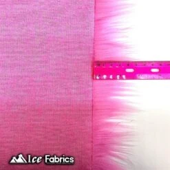 Bubble Gum IceFabrics Square Shaggy Long Pile Faux Fur Fabric -Luxtex Store BubbleGumIceFabricsSquareShaggyLongPileFauxFurFabric 4