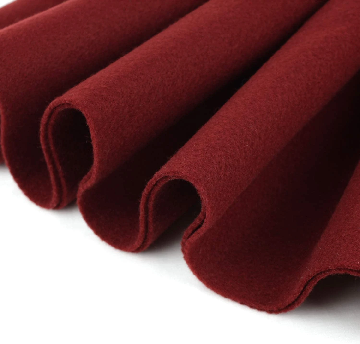 72" Wide 1.6 Mm Thick Acrylic Burgundy Felt Fabric By The Yard 3 72" Wide 1.6 Mm Thick Acrylic Burgundy Felt Fabric By The Yard