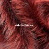 Burgundy Shaggy Mohair Long Pile Faux Fur Upholstery Fabric -Luxtex Store Burgundy2 f3e0aead 6a04 41d8 996c 2b2dbc5684e2