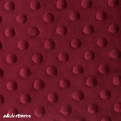 Minky Dot Fabric Blanket Fabric -Luxtex Store BurgundyMinkyDotFabricBlanketFabric1 72b84e13 519c 451e a281 cc9521a9dc8c