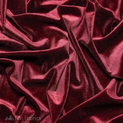 Burgundy Soft And Smooth Stretch Velvet Upholstery Fabric -Luxtex Store Burgundy Ice Fabrics Stretch Velvet Fabric Soft and Smooth 2 cb5c2ca3 256e 4a7e b3f0 f52f07d94e72
