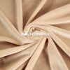 Champagne Poly Spandex 4 Way Stretch Velvet Fabric/ Super Soft