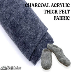 Ice Fabrics Acrylics Felt Fabric By The Roll ( 20 Yards) Wholesale -Luxtex Store CharcoalAcrylicThickFeltFabric 7 9407487a 5367 4f4a a0e0 d4c50c4adbb8