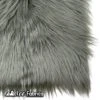 Charcoal IceFabrics Square Shaggy Long Pile Faux Fur Fabric -Luxtex Store CharcoalIceFabricsSquareShaggyLongPileFauxFurFabric 2