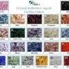 Crystal Reflective Liquid Chiffon Fabric -Luxtex Store Crystal Reflective Liquid Chiffon Fabric