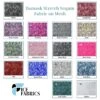 Damask Stretch Sequin Fabric On Mesh