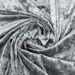 Stretch Crushed Velvet Upholstery Fabric -Luxtex Store DarkGrayStretchCrushedVelvetFabric1 56f9207a e20a 457d af2f 023414dd57aa 1