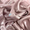 Dusty Rose Crystal Reflective Liquid Chiffon Fabric