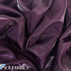 Egg Plant Reflective Liquid Crystal Silky Satin Fabric -Luxtex Store EggPlantReflectiveLiquidThickSilkySatinCrystal3