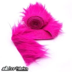 Fuchsia Shaggy Mohair Strips Ribbon Faux Fur Fabric Pre Cut Roll -Luxtex Store FuchsiaShaggyMohairStripsRibbonFauxFurFabricPreCutRoll 1 4316d900 326c 49f3 98c1 42c49c3d55f0