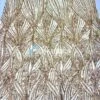 Gold Damask Stretch Sequin Fabric On Mesh -Luxtex Store GoldDamaskStretchSequinFabricOnMesh1 1